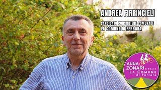 Andrea Firrincieli - Candidato per la lista La Comune di Ferrara